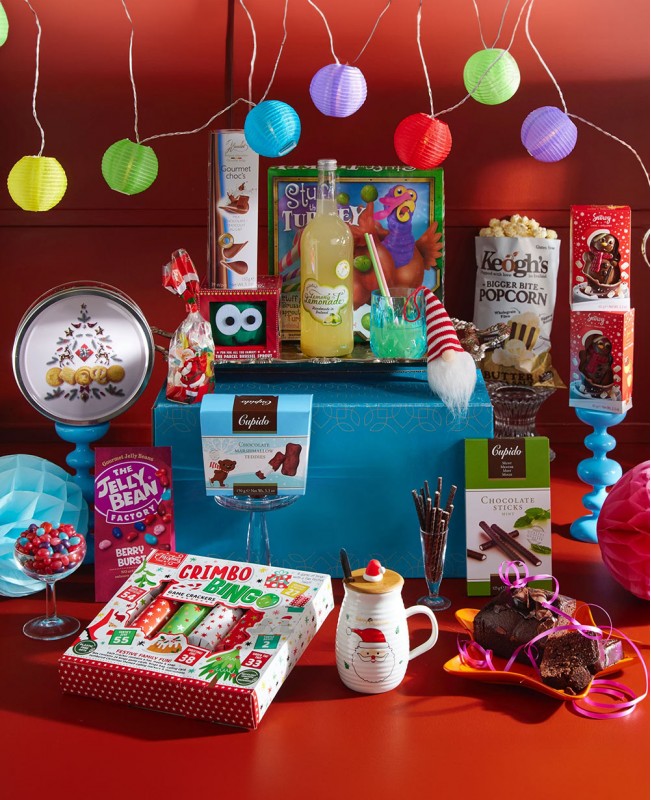 Family Christmas Party Gift Basket